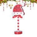 Stop Sign Decoration LED Santa Stop Here Tree Topper Desk Lamp LED Santa Stop Here Tree Topper Window Decorative Lights For Walkway here. 