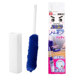 LEC Gekiochi-kun Toreloop Reusable Handheld Duster with Self-Cleaning Storage Case High-Density Dust Brush Direct from Japan