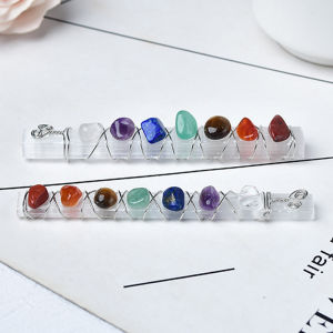 80-90mm Natural Colorful Crystal Crushed Stone Gypsum Stick Handmade Energy Stick Decorative Accessories