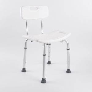 เก้าอี้นั่งอาบน้ำสำหรับผู้สูงอายุเก้าอี้อาบน้ำสำหรับผู้พิการ ไม่เป็นสนิม อลูมิเนียมอัลลอยมีพนักพิงและที่วางแขน