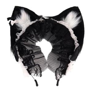 Eye Catching Animal Ear Hairband Furry Cosplays Accessory Cartoon Hairpiece Fashion Headwear For Halloween Parties