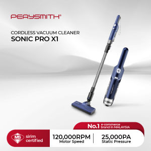 PerySmith Cordless Handheld Vacuum Cleaner Sonic Pro Series X1 Prime