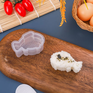 [HÀNG CÓ SẴN] Khuôn Làm Cơm Nắm Onigiri Khay Dụng Cụ Ép Cơm Bento Tạo Hình Cho Bé Ăn Dặm