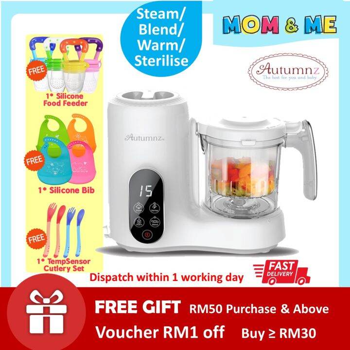 Autumnz New Double Tier Multifunctional Processor Steamer & Blender ...