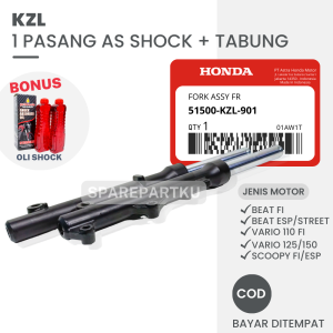 BONUS OLI SOK + KZL PAKET KOMPLIT SHOCK DEPAN BEAT FI HONDA / BEAT ESP STREET / VARIO 110 FI 125 150 LED / PAKET AS SHOCK DEPAN TABUNG BEAT / SEAL SHOCK DEPAN / TUTUP ABU DEBU / SATU SET SOK DEPAN / AS SOK / SIL SHOK / SEL SOK / SEKOK / SHOCKBREKER