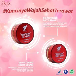 Krim SR12 Brightening Day Night Cream 10gr Melindungi Kulit Sinar UV Pencerah Pelembab Wajah