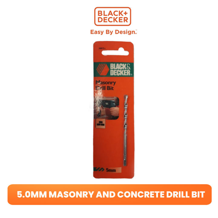 BLACK DECKER Masonry and Concrete Drill Bit 5.0mm A8673 Power