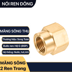 Nối Giảm Ren Đồng Thau Măng Sông Thu Hai Ren Trong 9.6 13 17 21 27 34mm