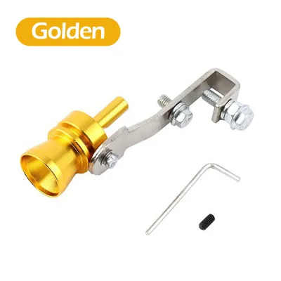 Car Exhaust Pipe Sound Wave Simulator Universal Turbo Sound Whistle for Car Motorcycle