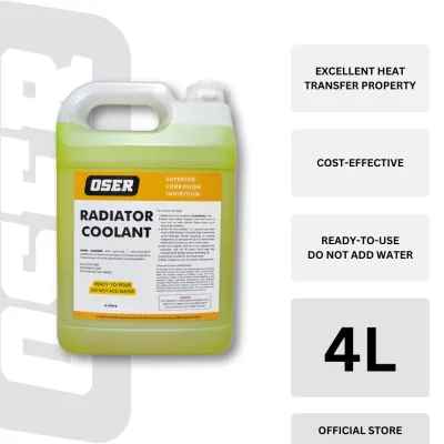 OSER Lumi Antifreeze Radiator Coolant 4 Liters | Ready-To-Use