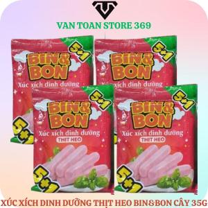 Xúc xích dinh dưỡng thịt heo PONNIE BIN BON cây 35g