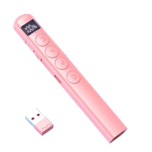 PANDORPOU Sensitive Control Page Turning Pen LCD Display USB Connection Slide Pointer Multifunctional Portable Wireless Presenter Projector Use