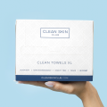 Khăn mặt sinh học tự phân hủy đầu tiên trên thế giới CLEAN SKIN CLUB Uncommon Skincare Creations dùng một lần, siêu mềm, siêu sạch 50 miếng của Mỹ. 