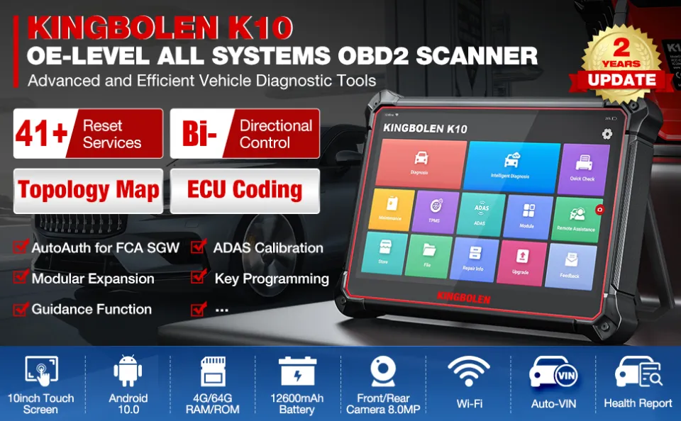 KINGBOLEN K10 Full System Automotive Diagnostic Tool Topology 34