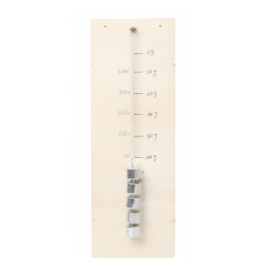 TMMD Self-made DIY Lever Experiment Set Rubber Band Force Gauge Mechanical Mechanics Classroom Pulley Set Physics Educational Toy Basic Physics Experiment Kit Primary School Science