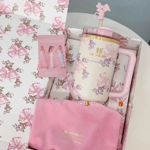 New Stanley 2nd Generation Travel Insulated Cup Lovers Knot New Style