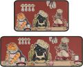 Fat Chef Rugs Cat Kitchen Mats for Floor 2 Piece, Anti Fatigue Floor Mat for Kitchen, Kitchen Floor Mats for in Front of Sink and Cute Kitchen Matt for Standing for Kitchen Decor 17"X30"+17"X47". 