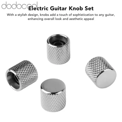 Dodocool Electric Guitar Knobs Durable Volume Tone Control Knob Easy To Install Metal for Guitarists for Bass