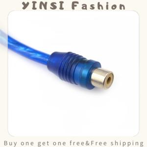 YINSI 1 RCA Female To 2 Male Splitter Stereo Audio Y Adapter Cable Wire Connector