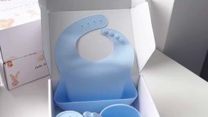 Mumystation 5pcs/set Peralatan Makan Bayi Silicon & Makanan MPASI Lengkap