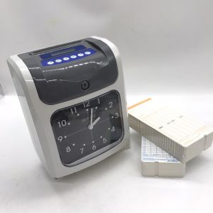 Máy Chấm Công Thẻ Giấy OSIN N200 - Màu Trắng Xám Pin Bộ Nhớ Lưu Dữ Liệu 8 Năm