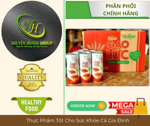 THÙNG 24  LON : Sữa Gạo Lức Cg Food 245 ml