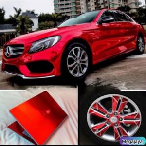 Stiker Karbon 6D+ Glosy Candy Satin Dop Premium Tebal Lentur L -152Cm Motor Mobil Kualitas Tinggi The Best Quality Kelas Premium Cocok Tempel di Kap Mobil Body Motor Spion Spakbor Bahan Tidak Membekas Lem Rekat Premium Anti Panas