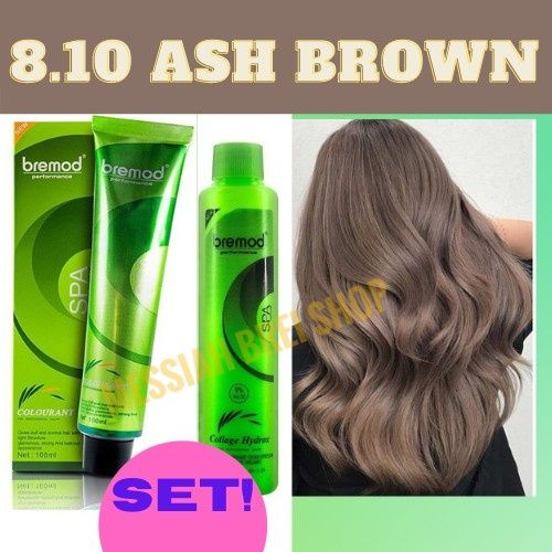 BREMOD 8.10 ASH BROWN HAIRCOLOR SET WITH OXIDIZING | Lazada PH