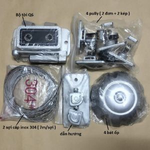 Bộ linh kiện giàn phơi thông minh Hòa Phát Q6