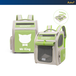 AJPET Breathable Large Pet Carrier Backpack Cat Carrier bag Portable Outdoor Travel Foldable Beg Kucing Besar 貓包