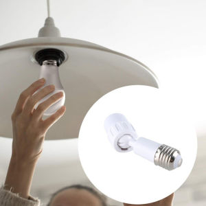 360 Degree LED Light Bulb Extension Lamp Holder Bulb Socket Extender Lengthened Adjustable Lamp Base