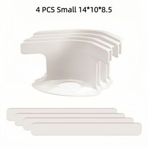 4pcs Heavy Duty Bedsheet Corner Tightener Clips High-quality Materials Durable And Reliable Bed Sheet Grippers For Protectors 床单固定夹 Klip Penetapan Lembaran