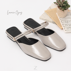 ZEMORA Lavenia Sandal Mules Slip On Hak 2 Cm