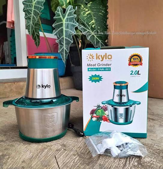 SERBA5000 [Hijau] KYLO Blender Stainless Hijau Premium Quality