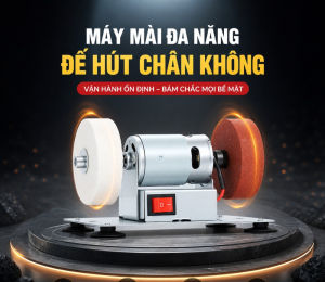 Máy Mài Dao Kéo 2 Đá 100W Điều Chỉnh Tốc Độ Linh Hoạt Máy Mài Mini Mài Thô Mài Tinh Cao Cấp