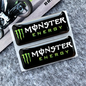 1 Pair of 3D Resin Gel Mini Stickers ARROW Gopro Castrol Repsol OHLINS Mobil Monster ABS GPS GS RR Elements Modified Motorcycle Stickers for Yamaha Honda Suzuki