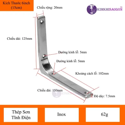 (1Cặp) Ke Góc Chữ L Giá Đỡ Bàn Thờ Ke Góc Chịu Lực Chữ L PGT-07