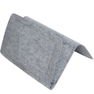 HBESTY Storage Hang Bag Felt Dormitory Bed Sofa Bedroom Carpet Store Content For CD Magazines Stationery Pad Mobile Phones Sundries
