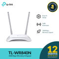 TP-Link TL-WR840N 300Mbps Wireless N Speed Router | 2.4 GHz N300 Wi-Fi Router | WISP/Router/Repeater/Access Point. 