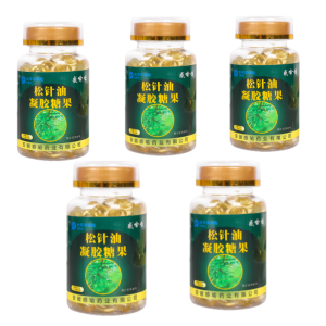 Pine Needle Oil Gel Candy Antioxidant/Anti-Aging Prevention and Relief of Constipation 松针油凝胶糖果调节血压/抗氧化作用/增强免疫力/改善消化功能