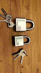Stainless Steel Pad Lock Anti Rust Anti Cut Heavy Duty Lock with Keys