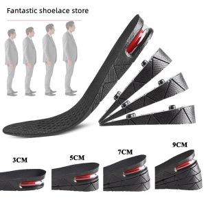 1Pair Height Increase Insole for Feet Templates 3/5/7/9cm Variable Height Shoes Insoles Men Women Shock Absorbing Growing Sole2026