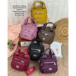Tas Multifungsi Wanita Tas Chibao Multifungsi kode 1813s-22. Tas Chibao Kanvas Terbaru Best Seller!!!! Tas Chibao Terbaru Tas Wanita