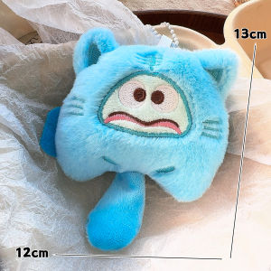 [Sanrio Series] Cute Sanrio Plush Keychain Cartoon Kulomi Penguin Cat Cinnamoroll Plushie Doll Pendant Soft Toy Bags Hanging Ornament Keyring Kids Gift
