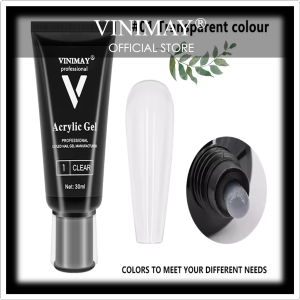 Gel gôm VINIMAY 30ml - Gel nối móng nhanh bền đẹp tiết kiệm thời gian