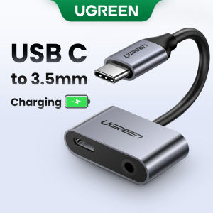 UGREEN Type C to 3.5mm Audio USB C Cable Headphone Adapter for Huawei Nova 9/5T/P20/P20 Pro /Mate 10/10 Pro /Xiaomi 6E/6X Honor 20 Pro