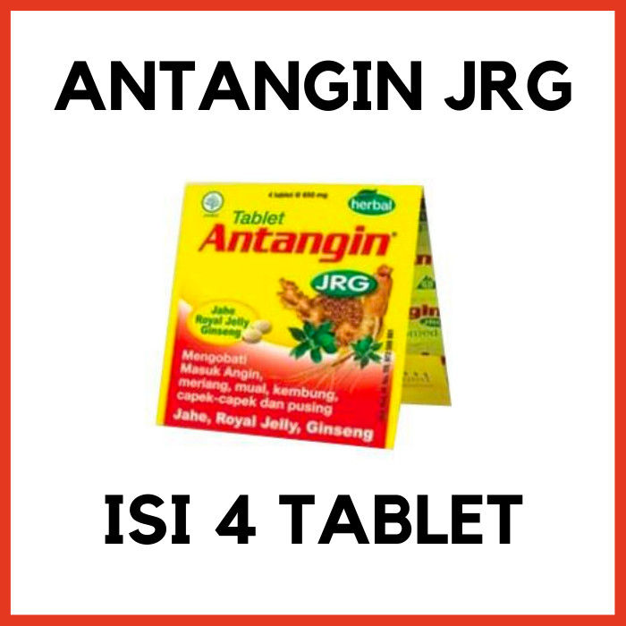 Antangin Tablet isi 4 Antangin JRG Tablet Anti masuk Angin Tolak Angin