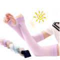 Găng Tay Chống Nắng Xỏ Ngón Kiểu Hàn Quốc - Bao Tay Đi Phượt, Chơi Thể Thao Co Giãn Chống Tia UV. 