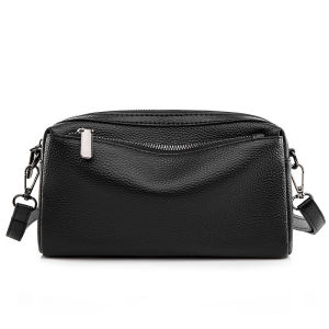 New Cow Leather Handbag Small Single Shoulder Bag Genuine Leather Women Luxury Simple Messenger Bag Zero Wallet Mobile Phone Bag2026