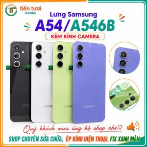 Lưng samsung a54/a546bkèm kính camera